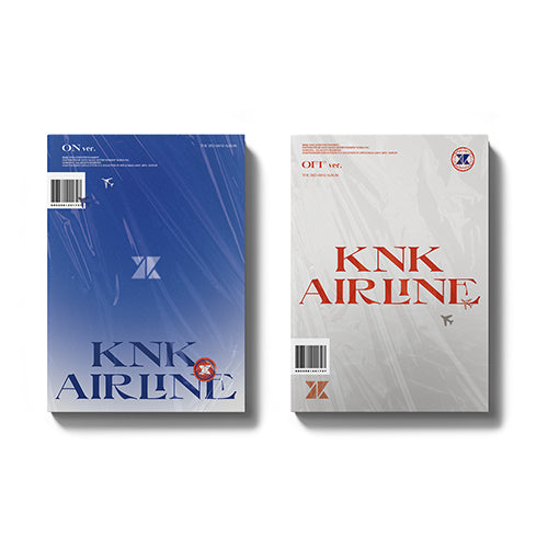 2CD SET - KNK - Mini Album Vol3 KNK AIRLINE - ON Ver + OFF Ver