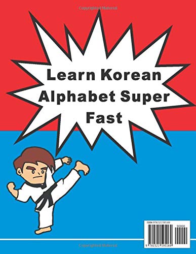 Korean Alphabets in a Picture: Learn Korean Alphabets (Hangul) Super Fast