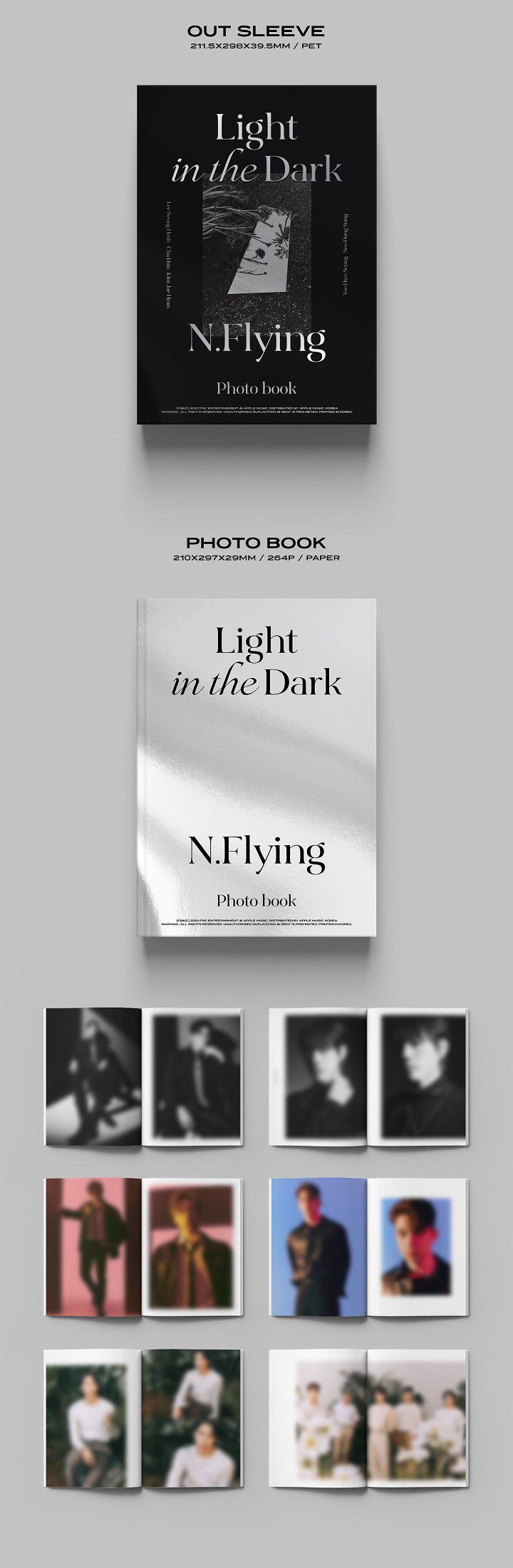 N.FLYING - [LIGHT IN THE DARK] 1st PHOTO BOOK