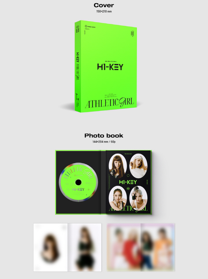 H1-KEY - [ATHLETIC GIRL] 1st Single Album