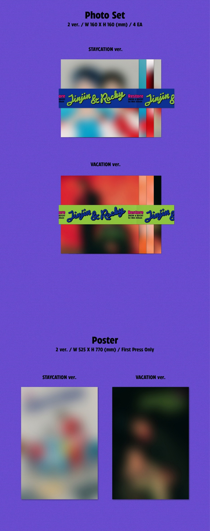 JINJIN & ROCKY - [RESTORE] 1st Mini Album