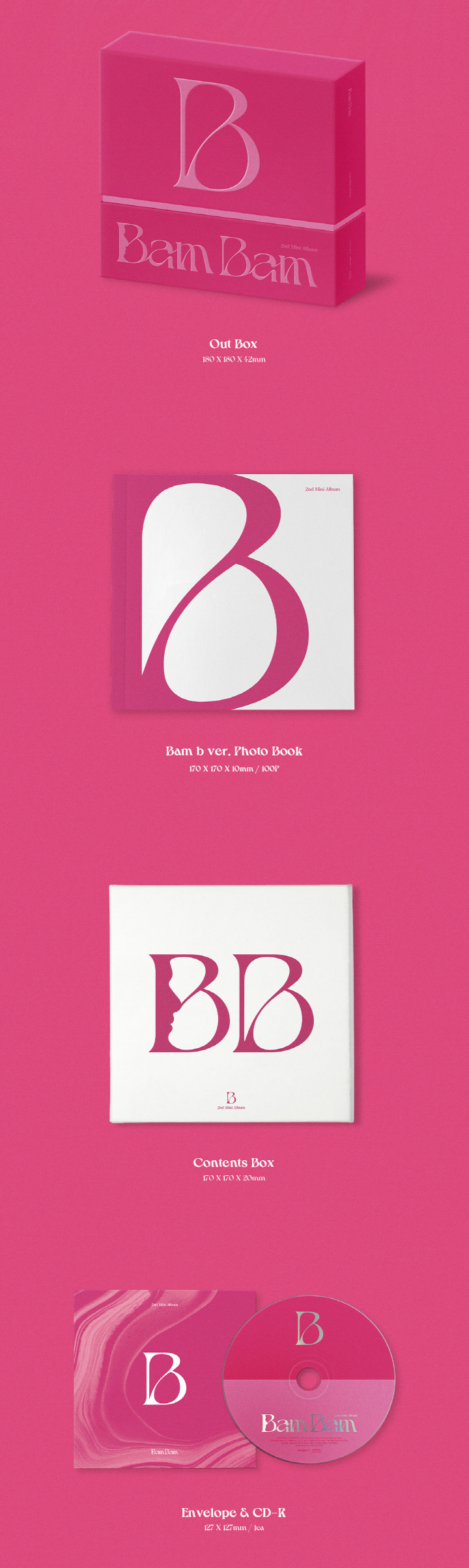 BAMBAM - [B] 2nd Mini Album