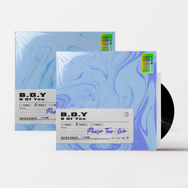 2CD SET - B.O.Y - Album Phase Two WE - Harmony Ver + Synergy Ver