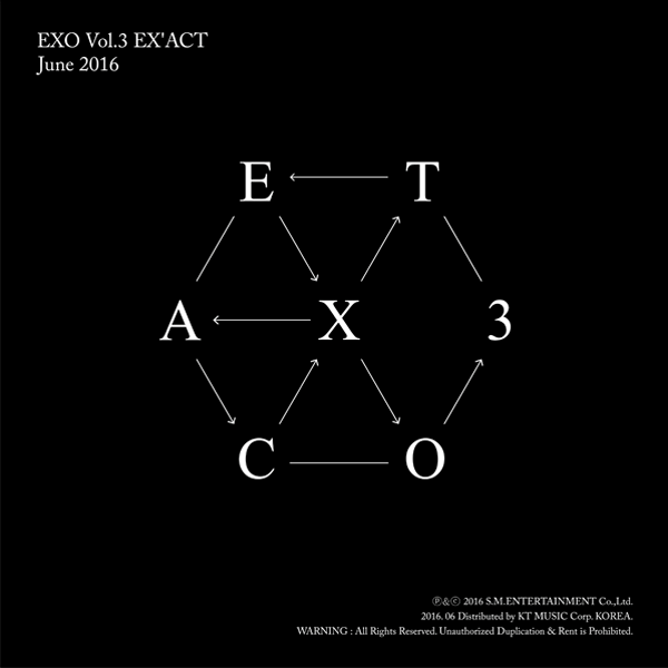 EXO Album Vol.3 EX’ACT Chinese Ver. Random ver.