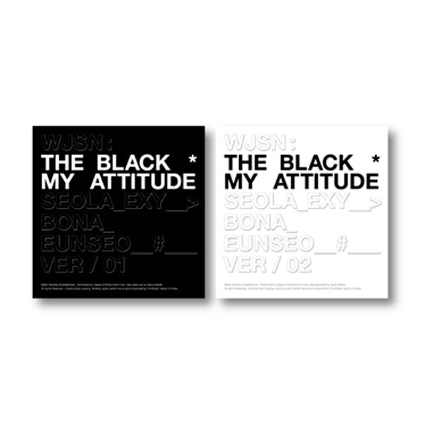 WJSN : THE BLACK - Single Album Vol.1 [My attitude] (Ver.2