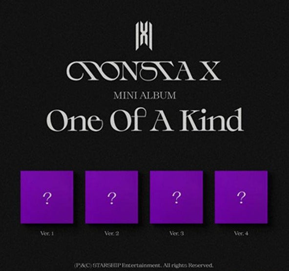 MONSTA X - Mini Album [ONE OF A KIND] (Ver.1 + Ver.2 + Ver.3 + Ver.4)