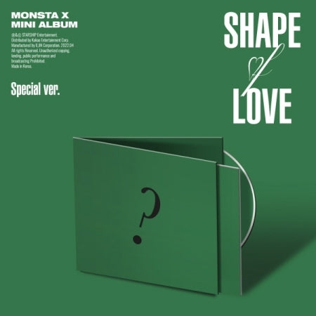 MONSTA X - [SHAPE OF LOVE] 11TH MINI ALBUM SPECIAL VER