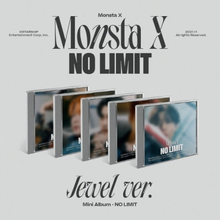 MONSTA X - [NO LIMIT] 10th Mini Album JEWEL VER