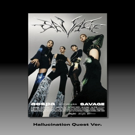 AESPA - [SAVAGE] 1st Mini Album Hallucination Quest Ver.