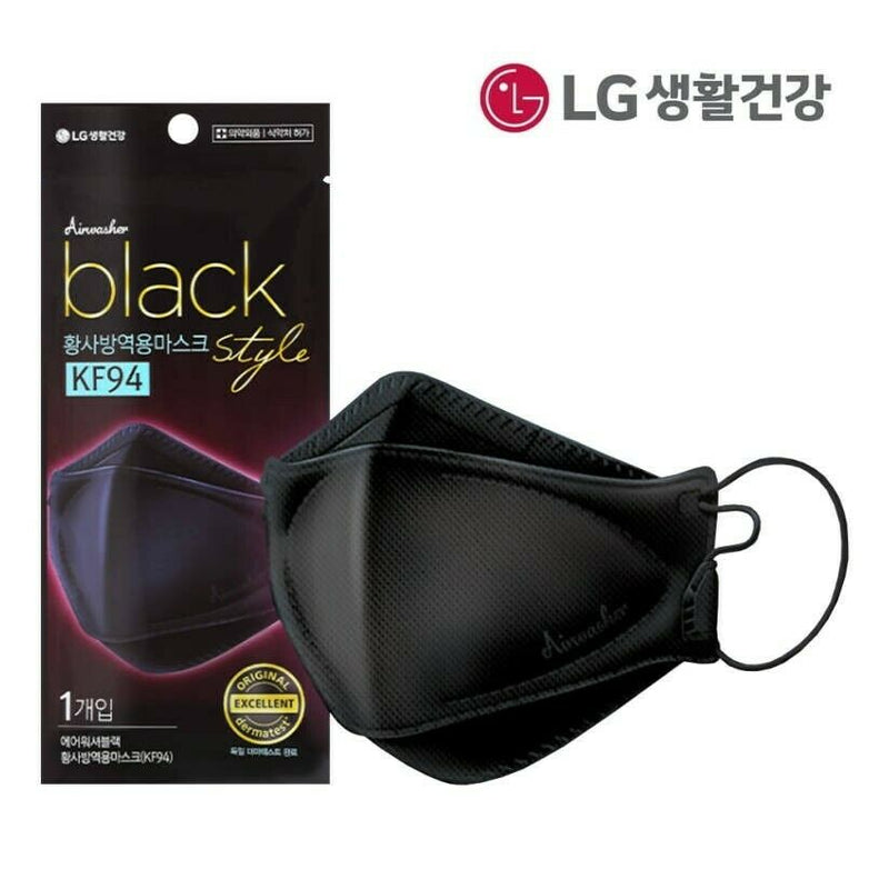 LG KF94 Airwasher Black Mask