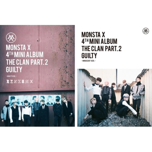 MONSTA X -  [THE CLAN 2.5 PART.2 GUILTY] 4th Mini Album Random Ver.