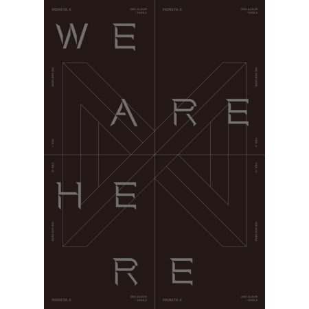 MONSTA X - [WE ARE HERE] 2nd Album TAKE.2 Random Ver. Second Press