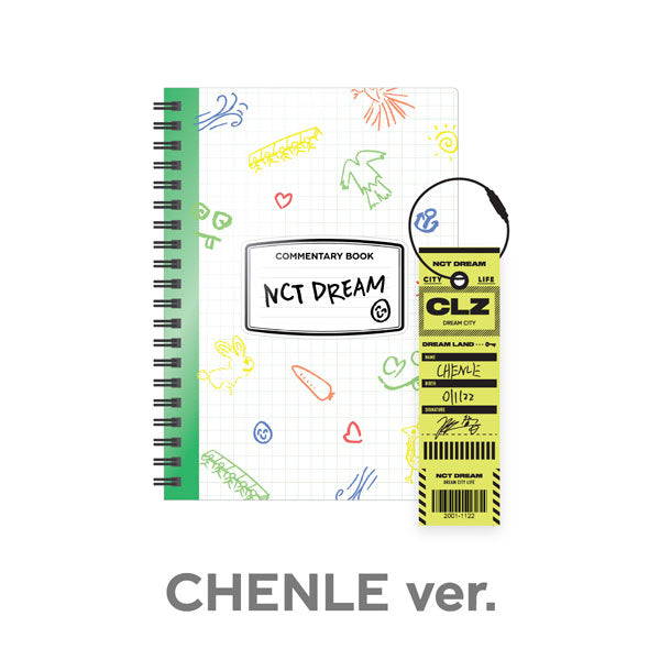 NCT DREAM - CHENLE - NCT LIFE - DREAM in Wonderland Commentary Book + Luggage Tag SET