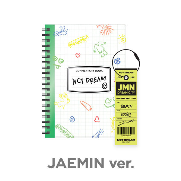 NCT DREAM - JAEMIN - NCT LIFE - DREAM in Wonderland Commentary Book + Luggage Tag SET
