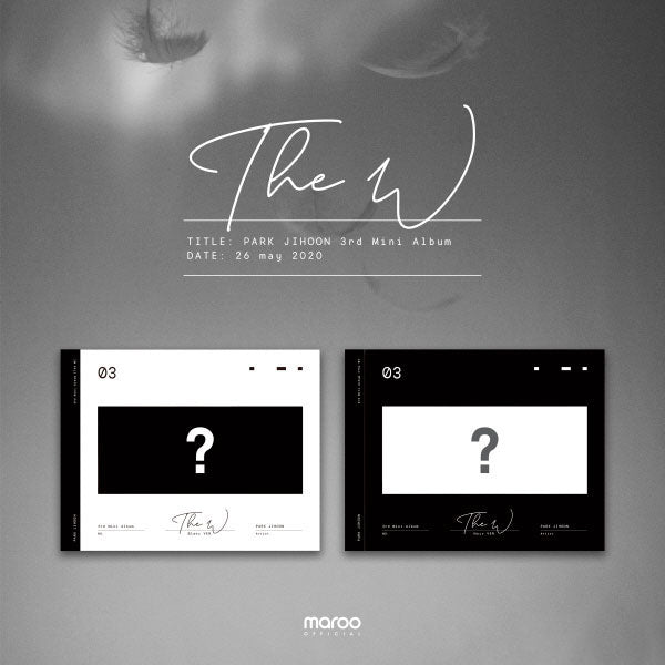 Park Ji Hoon - Mini Album Vol3 The W - Noir Ver