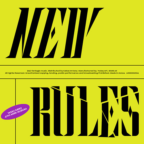 Weki Meki - Mini Album Vol4 NEW RULES - Take ver