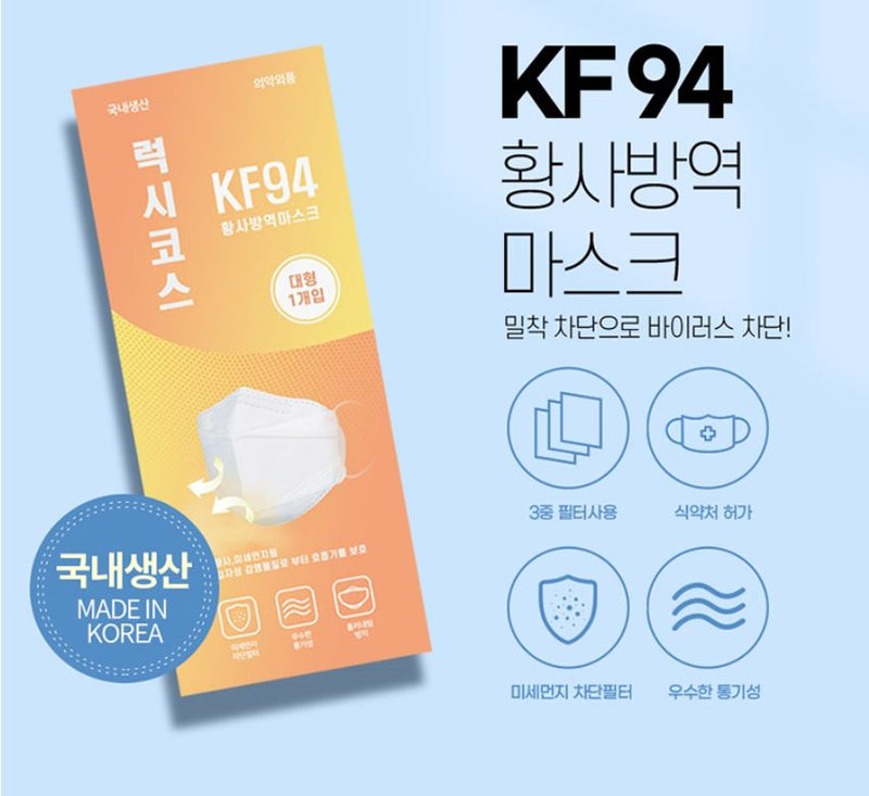 Luxicos Korean Dust face mask KF94